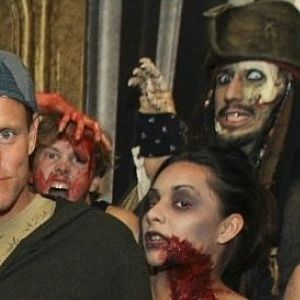 undead Jack with Woody Harrelson at Zombie Land movie premier