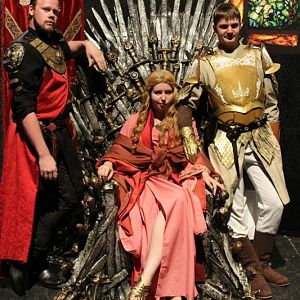 Cersei Lannister - Season 1 - Game of Thrones
Game of Thrones Exhibit
with Tywin and Jaime Lannister