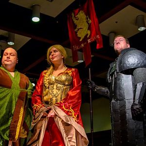 Game of Thrones - Cersei Lannister - Season 2
with the Mountain (Gregor Clegane) and Varys
Cos & Effect 2013