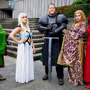 Game of Thrones - Cersei Lannister - Season 3
with Varys, Daenerys, the Mountain (Gregor Clegane) and Melisandre
NorthWest FanFest 2014