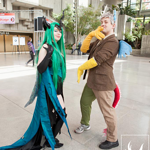 My Little Pony - Queen Chrysalis
Sakuracon 2014
with Discord
Photo by - Clint Hay / Marmbo