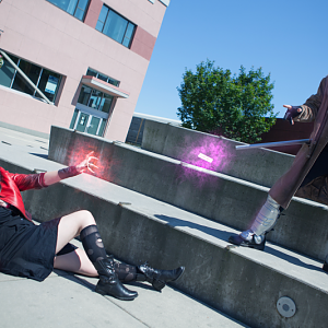 Marvel - Age of Ultron - Scarlet Witch
with Gambit
Northwest Fanfest 2015
Photo by Clint Hay / Marmbo