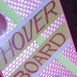 Honeycomb Lenticular in Rolls (pink metallic) for Back the the Future Hoverboard