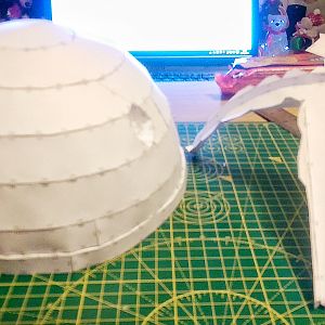 Dome complete and front T-visor