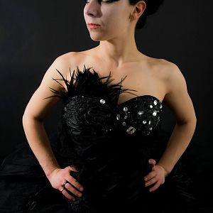 Black Swan costume made by me. Photo by Chris Auditore Photography.