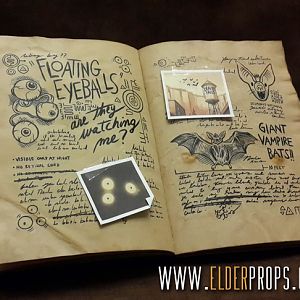 Inner pages from my Gravity Falls replica. Inner pages on black and white hi res can be downloades over my site: http://elderprops.tumblr.com/