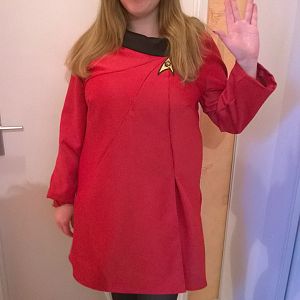 Star Trek TOS services red dress