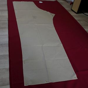 Laying out pattern to be cut