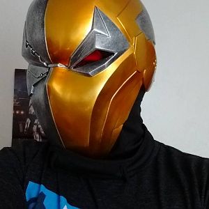 Deathstroke Mask Test Fit 3