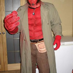 A quickly thrown together Hellboy!