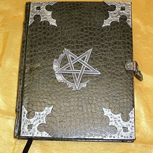 A custom blank journal commissioned for resale by shadowmanor.com.