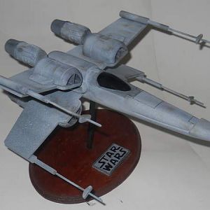 X-Wing scratch build from a Joe Johnston design.