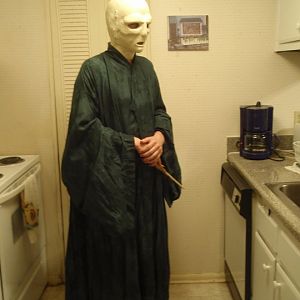 Unpainted Voldemort Mask.