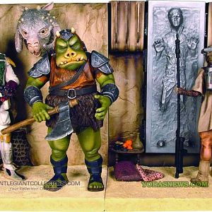 Jabba bookends for  Gentle Giant Studios