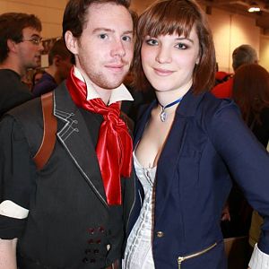 Booker and Elizabeth from Bioshock Infinite