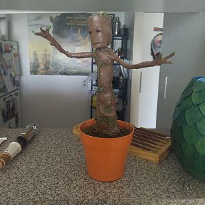 Baby Groot! entirely built from scratch!