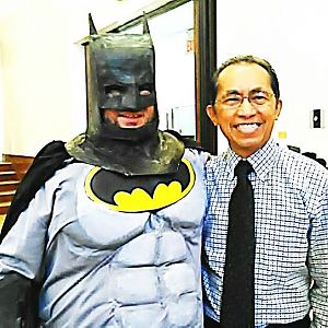 Pastor Fernando and Batman