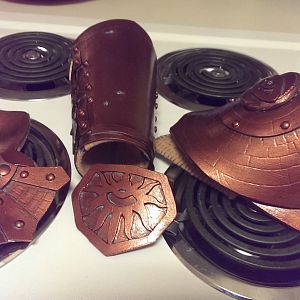 Armor w/ copper patina