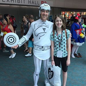 Tron (1982) Kevin Flynn costume, by David March Fleming, for the 2016 San Diego Comic-Con