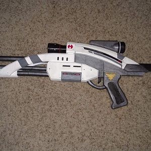 M-92 Mantis sniper rifle from Mass Effect, 3D printed (original .stl file by StarJeff)