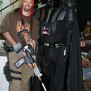 Darth Vader and Bri Kupfer Jayne Cobb FanboyExpo 26July2015