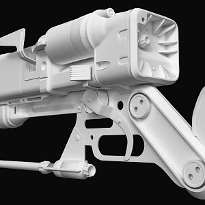 Fallout 4 Laser Rifle Base - View 2