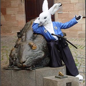 Tioh Usagi and the hare