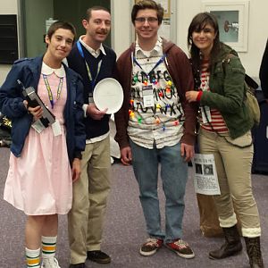 2016/11/12 Meeting other Stranger Things fans at RICC 2016, my friend Pete is standing right next to me dressed as Mr. Clarke.