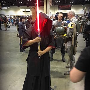 Full Sith Samurai cosplay commission I designed and made from scratch.