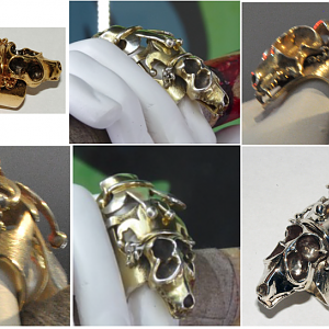 Harley Quinn: Joker Hinge Ring (jewelry piece created by Steven Arthurs)