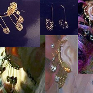 Harley Quinn: cuff earring (jewelry piece created by Steven Arthurs)
