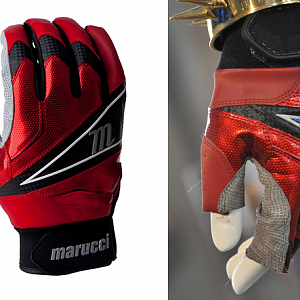 Harley Quinn: glove (red batting glove by marucci)