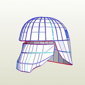 Helmet - Pepakura file used (First Order Snowtrooper)