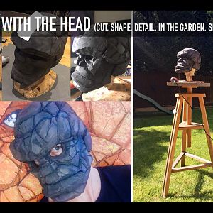 Quick visual tutorial "How to build the Thing costume"
Step 2: Starting with The head