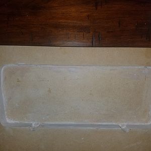 Smoothed Bondoed panel backer