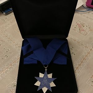 The Oriville Saphire Star Medal