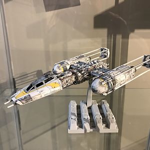 IMG 1401 My bandai Y-wing, fun build. I have another kit to build