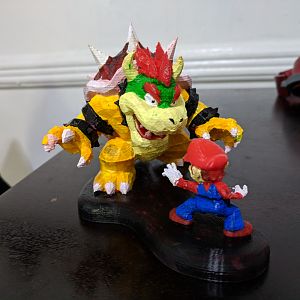 Painted Bowser +Mario