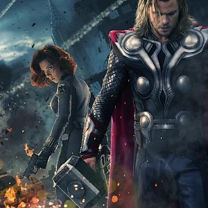 The Avengers - Black Widow and Thor