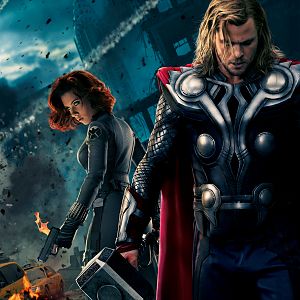 The Avengers - Black Widow and Thor