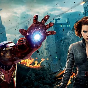 The Avengers - Iron Man and Black Widow