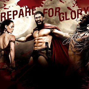 300 - Queen Gorgo, King Leonidas and Xerxes