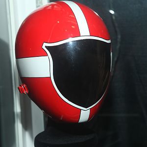 Red Power Ranger helmet