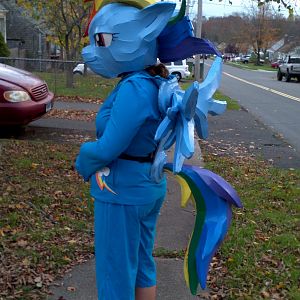 My Daughter beckah's MLP rainbow dash costume