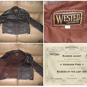 Jacket by Wested the original costumiers of Lucusfilm.