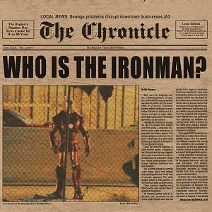 aged version of Ironman newspaper