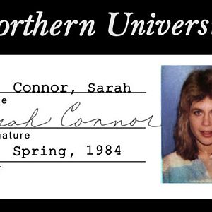 Sarah's ID from Terminator