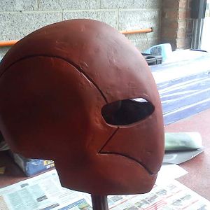 grey primed 1st, then black silk, this is the first red primer coat, which may end being the main colour