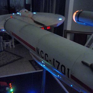 Enterprise NCC-1701 with laser