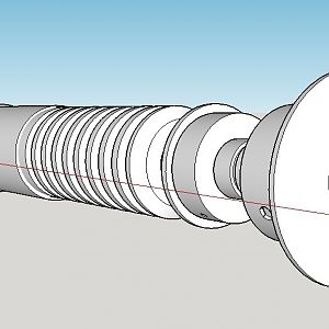 Luke / Ben v3 shared stunt Lightsaber